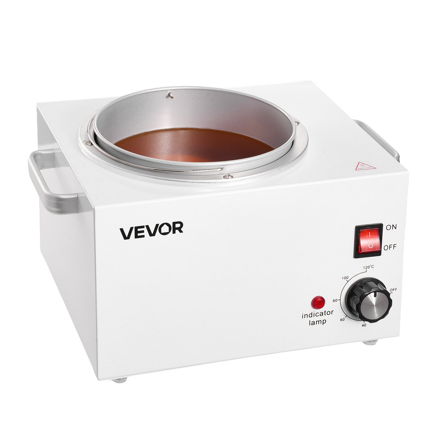 Start2Finish VEVOR single wax warmer with 3000ML capacity, adjustable temperature, non-stick pot, and 100 waxing sticks for hair removal.