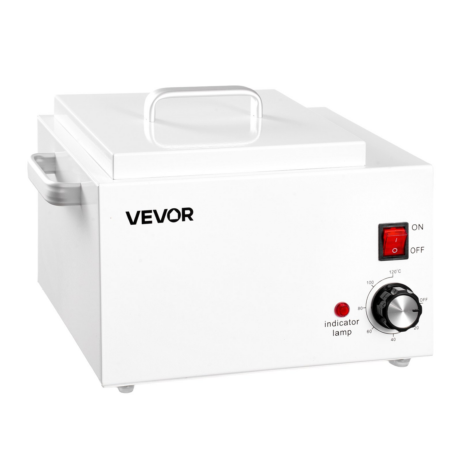 Start2Finish VEVOR single wax warmer with 3000ML capacity, adjustable temperature, non-stick pot, and 100 waxing sticks for hair removal.