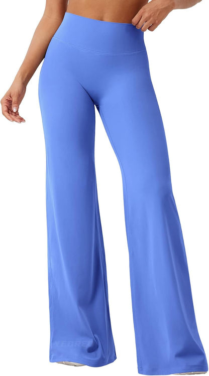 YEOREO Ease Workout Leggings Womens Straight Leggings Eddiy Gym Yoga Pants | 29"/31.5"/33"/35",No Front Seam,High Waist,Buttery,Booty Lifting,Wide Leg