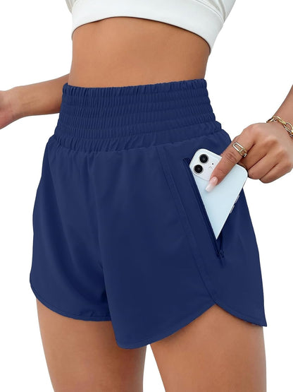 BMJL 2.5" Athletic Shorts for Women Comfy High Waisted Short with Pocket