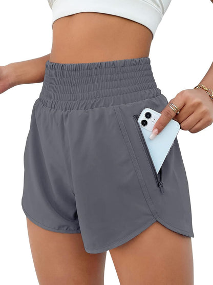 BMJL 2.5" Athletic Shorts for Women Comfy High Waisted Short with Pocket