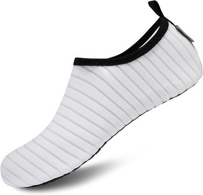VIFUUR Water Shoes for Men Women Barefoot Quick Dry Aqua Socks Slip On | Lightweight, Breathable Upper, Flexible Sole, Drainage Design, Easy Slip-On Fit for Water Activities