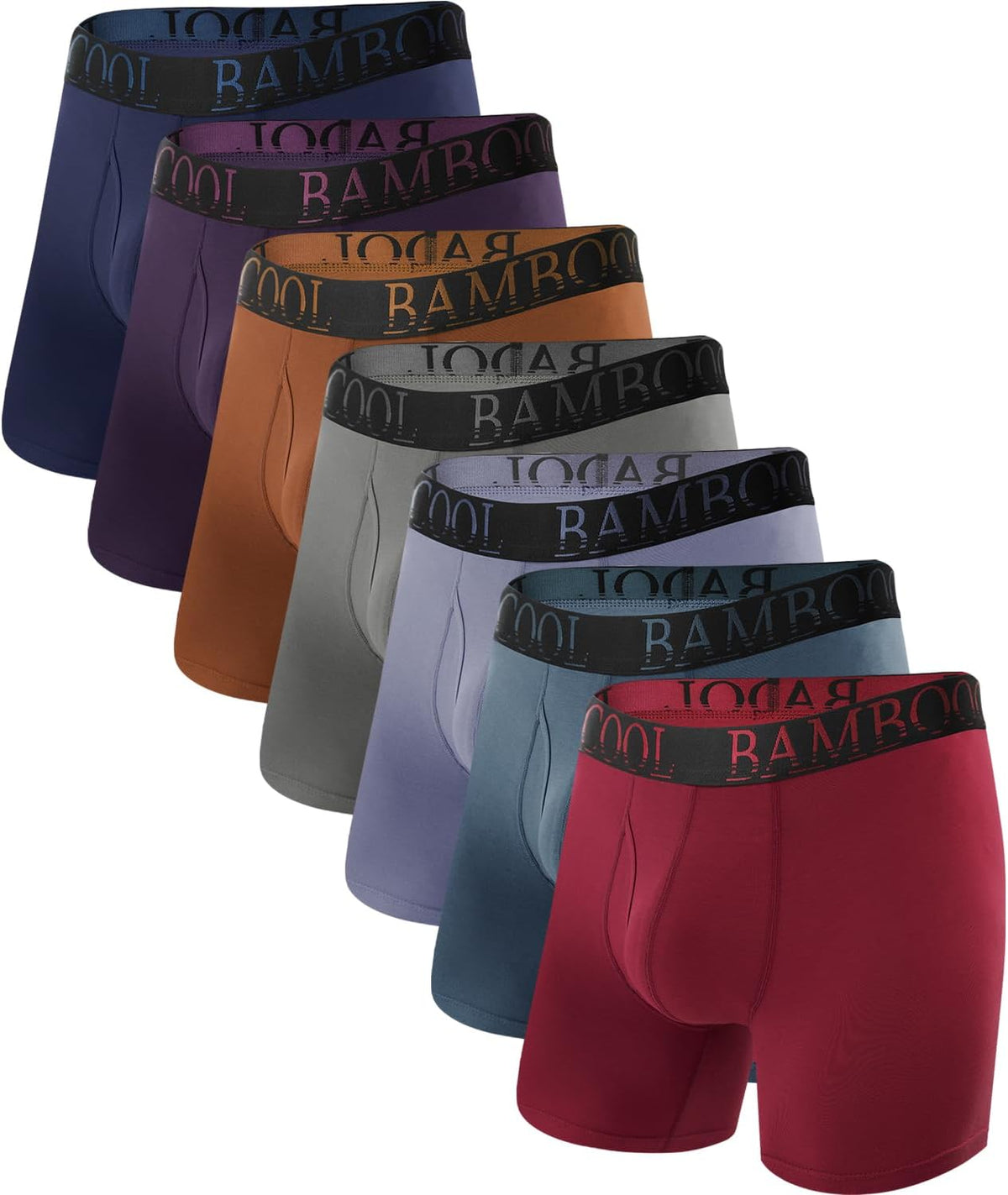 BAMBOO COOL Ultra Soft &amp; breathable Mens Underwear Boxer Briefs Pack | Natural Bamboo Fabric‌,No Ride Up,Softer&amp;Cooler than Cotton,Lightweight&amp;breathable,Daily Wear,Outdoor