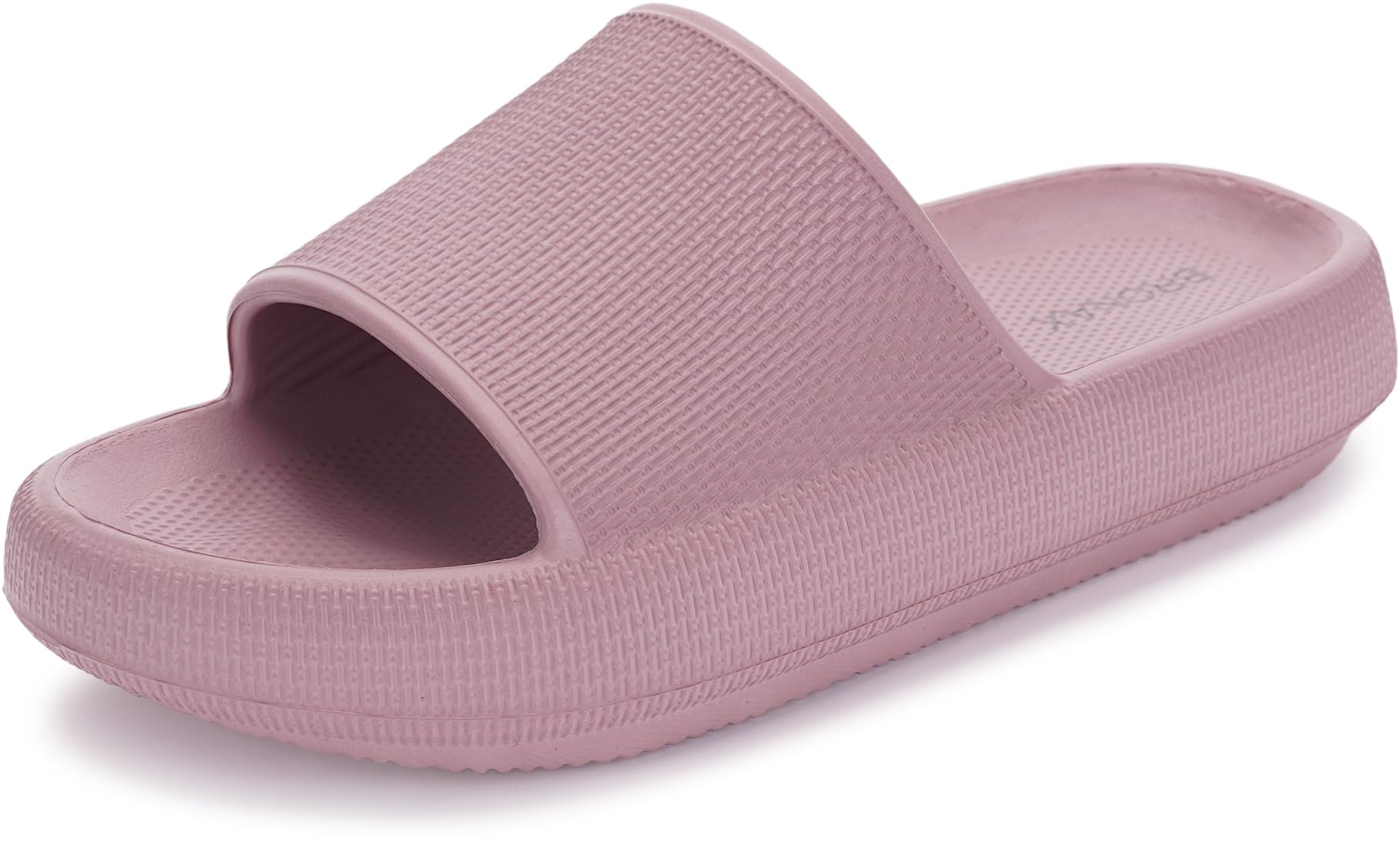 BRONAX Cushioned Thick Sole Pillow Slippers for Women and Men Y10 | Cloud-Like Soft Sole, Foot Pain Relief, EVA Platform Sole, Indoor Outdoor Slides, Waterproof Shower Ready, Quick-Drying