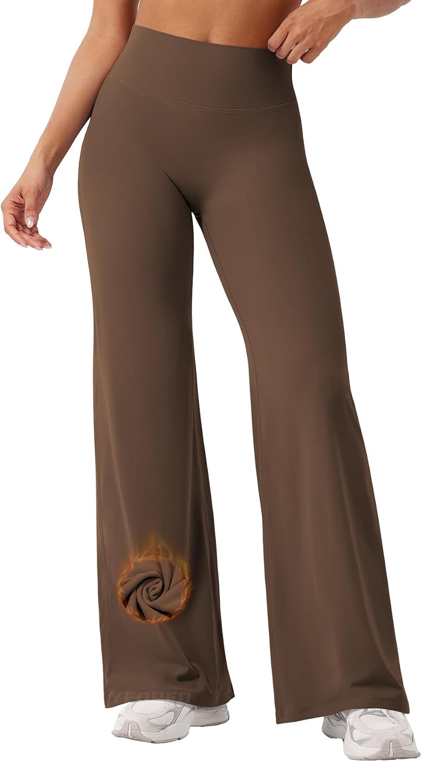 YEOREO Ease Workout Leggings Womens Straight Leggings Eddiy Gym Yoga Pants | 29"/31.5"/33"/35",No Front Seam,High Waist,Buttery,Booty Lifting,Wide Leg