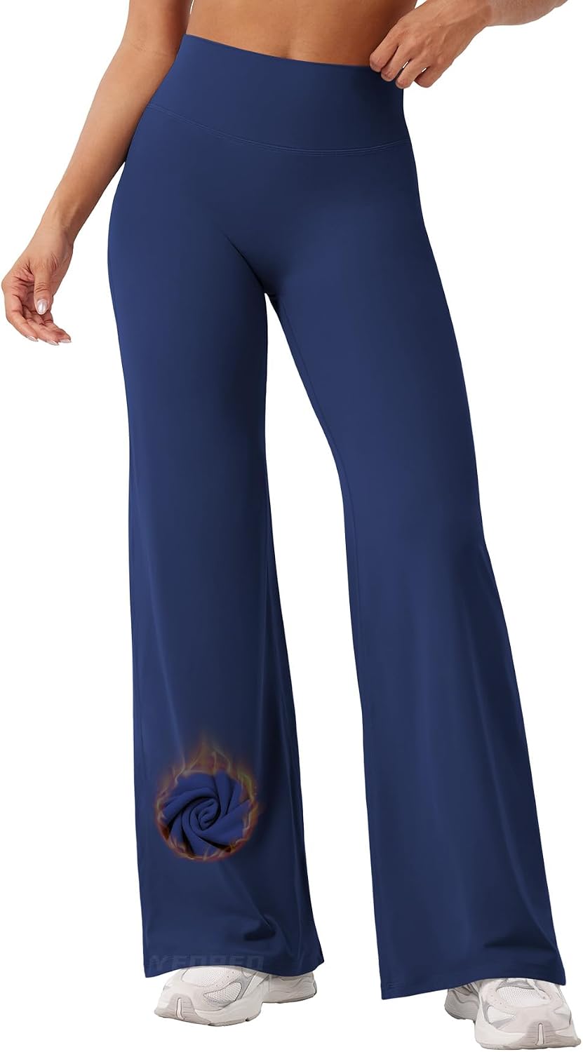 YEOREO Ease Workout Leggings Womens Straight Leggings Eddiy Gym Yoga Pants | 29"/31.5"/33"/35",No Front Seam,High Waist,Buttery,Booty Lifting,Wide Leg
