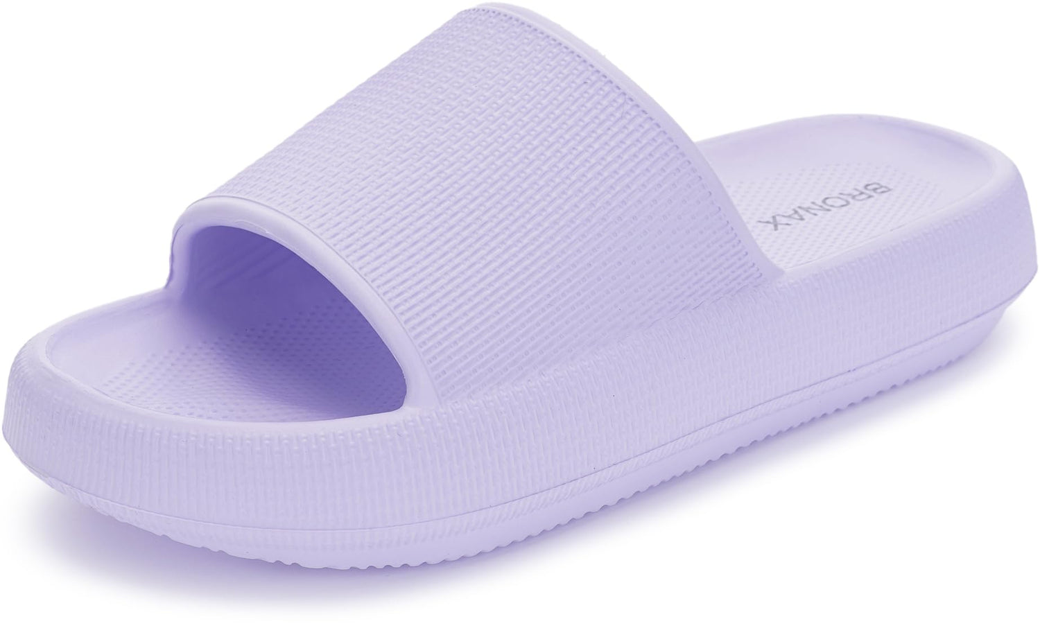 BRONAX Cushioned Thick Sole Pillow Slippers for Women and Men Y10 | Cloud-Like Soft Sole, Foot Pain Relief, EVA Platform Sole, Indoor Outdoor Slides, Waterproof Shower Ready, Quick-Drying