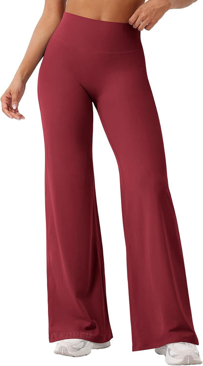 YEOREO Ease Workout Leggings Womens Straight Leggings Eddiy Gym Yoga Pants | 29"/31.5"/33"/35",No Front Seam,High Waist,Buttery,Booty Lifting,Wide Leg