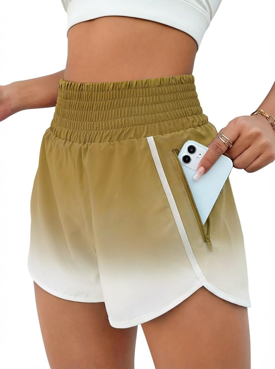 BMJL 2.5" Athletic Shorts for Women Comfy High Waisted Short with Pocket