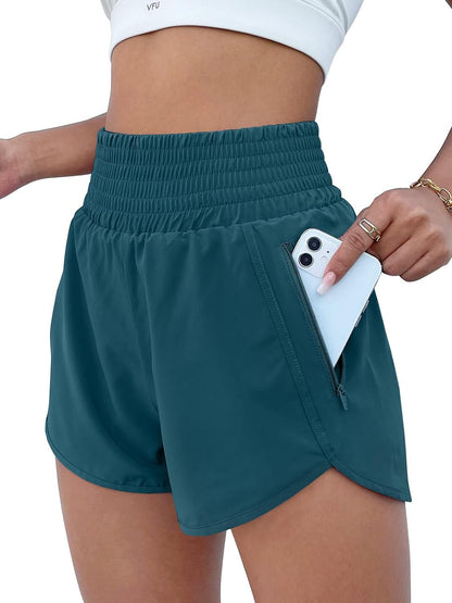 BMJL 2.5" Athletic Shorts for Women Comfy High Waisted Short with Pocket
