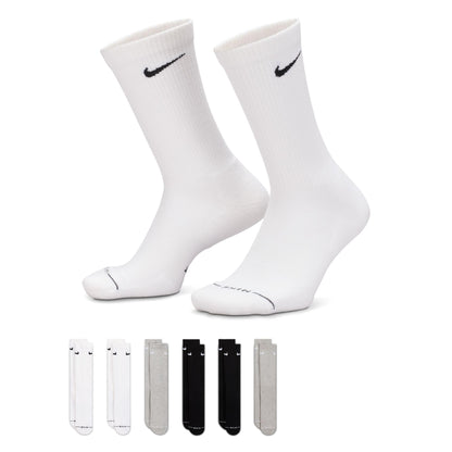 Nike Unisex Adult Everyday Elevated Crew Socks (6-Pack) | Mens and Womens