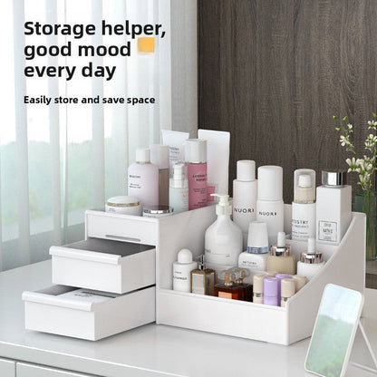 Green Alcestis skincare plastic box with secure lid and clear design, ideal for storing beauty creams or skincare products.