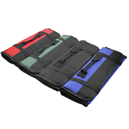 Maroon Asteria portable multifunctional reel type hardware tool bag, versatile tote for tools and accessories, durable and practical.