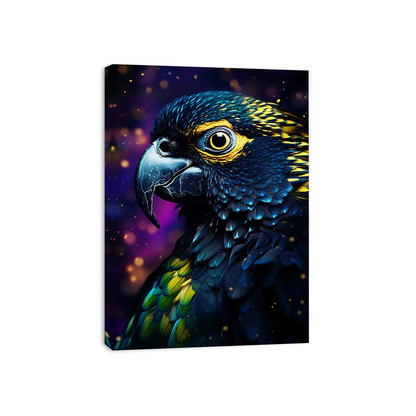 Start2Finish Cockatoo Canvas Art Print featuring vibrant, detailed bird artwork for home decor display.