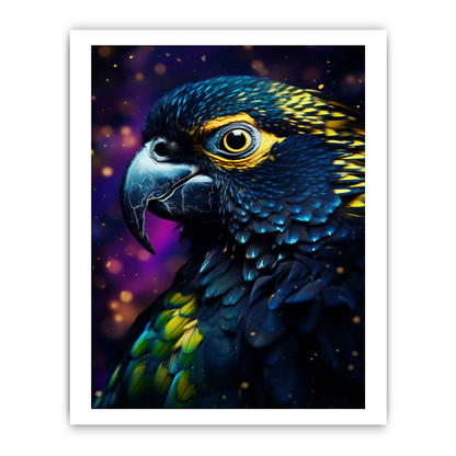 Start2Finish Cockatoo canvas art print featuring a vibrant, detailed image of a cockatoo bird for home decor.