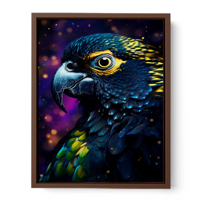 Colorful Cockatoo canvas art print by Start2Finish, featuring vibrant bird imagery for home decor.