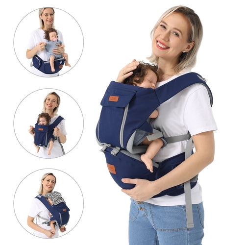 CJDropshipping multi-functional baby waist stool for newborns, showing a child securely sitting and being held comfortably.