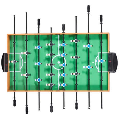 Start2Finish VEVOR folding foosball table, 42-inch indoor full-size soccer game table with 2 balls, durable furniture for home and game room.