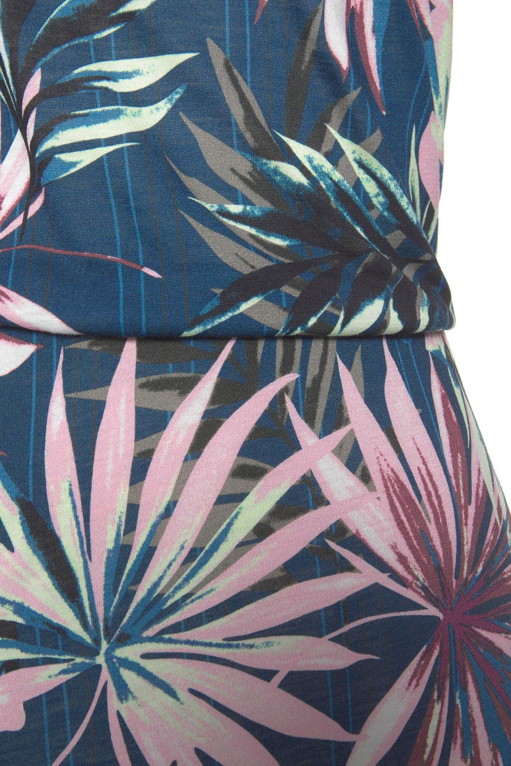 Green bohemian bandeau print maxi dress for women by Lavender Pallas, featuring a flowing silhouette and vibrant boho pattern.