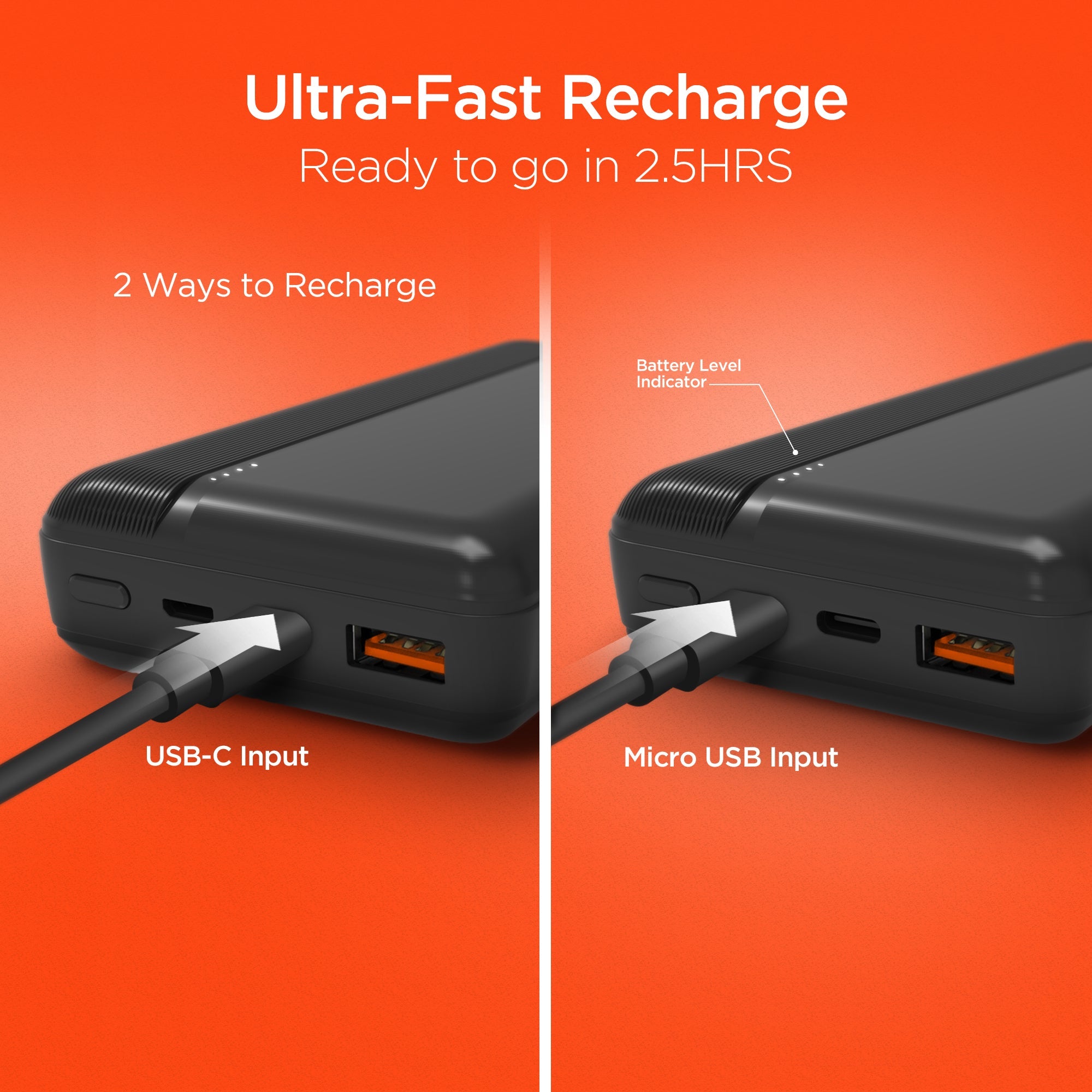 Sky Iapetus HyperGear 20000mAh power bank with 20W PD and USB ports, portable mobile and laptop charging accessory.