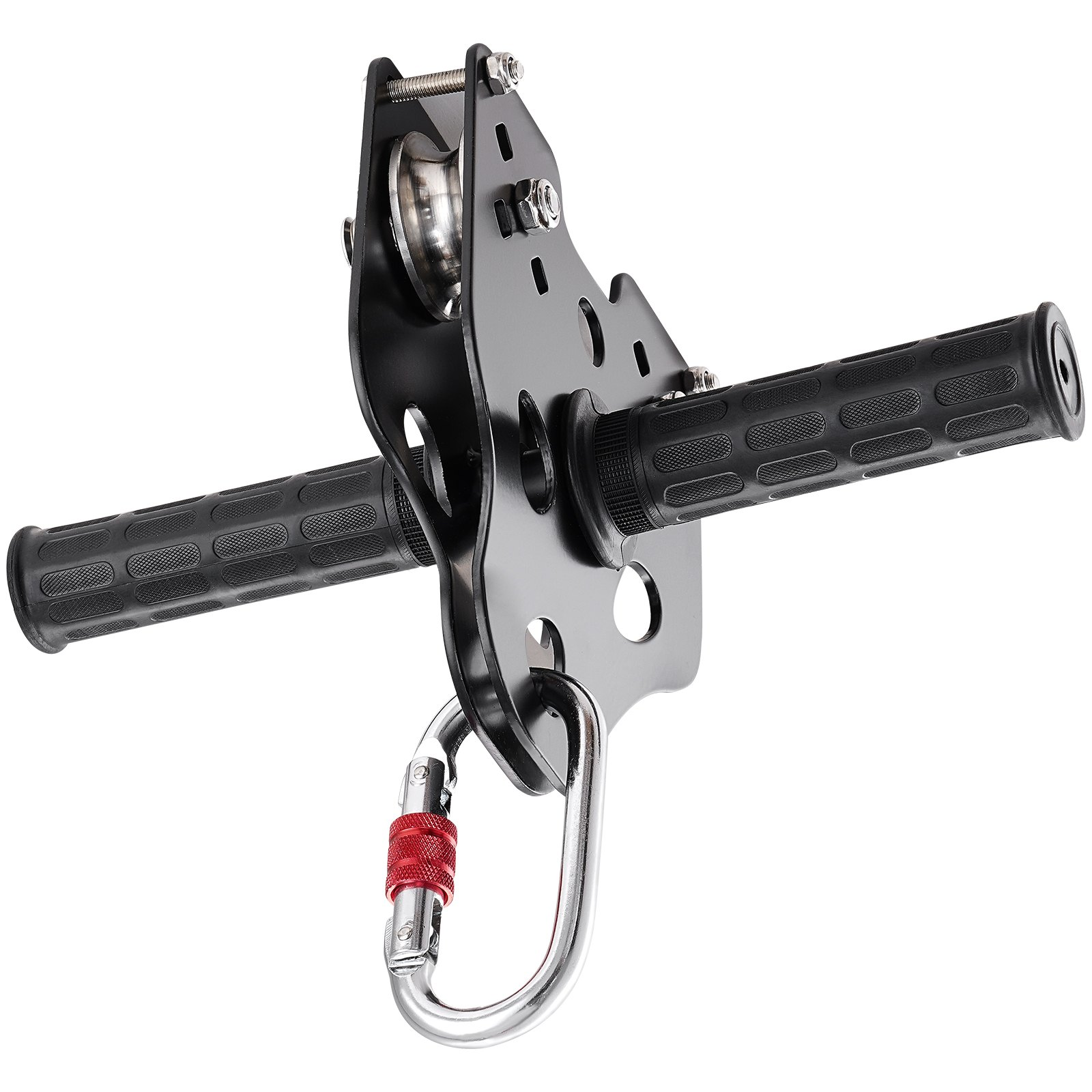Start2Finish VEVOR outdoor zipline kit with stainless steel cable, safety harness, seat, and spring brake for kids and adults.