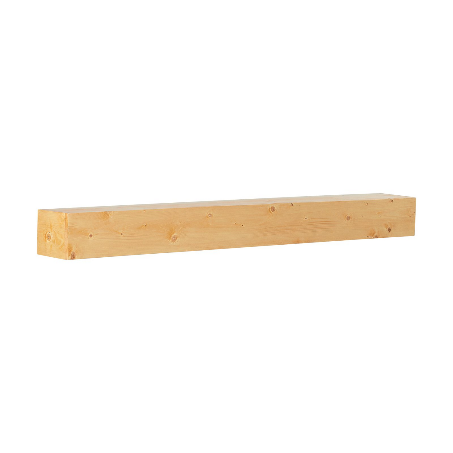 Rustic natural wood fireplace mantel by Start2Finish, 60-inch wall-mounted farmhouse shelf with handcrafted design and 50 lbs capacity.