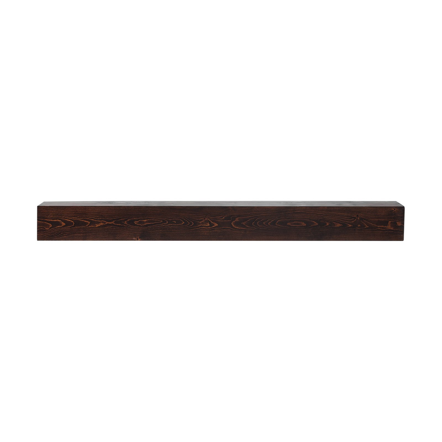 Rustic brown VEVOR fireplace mantel, 72-inch wall-mounted farmhouse shelf with natural wood finish and handcrafted design.