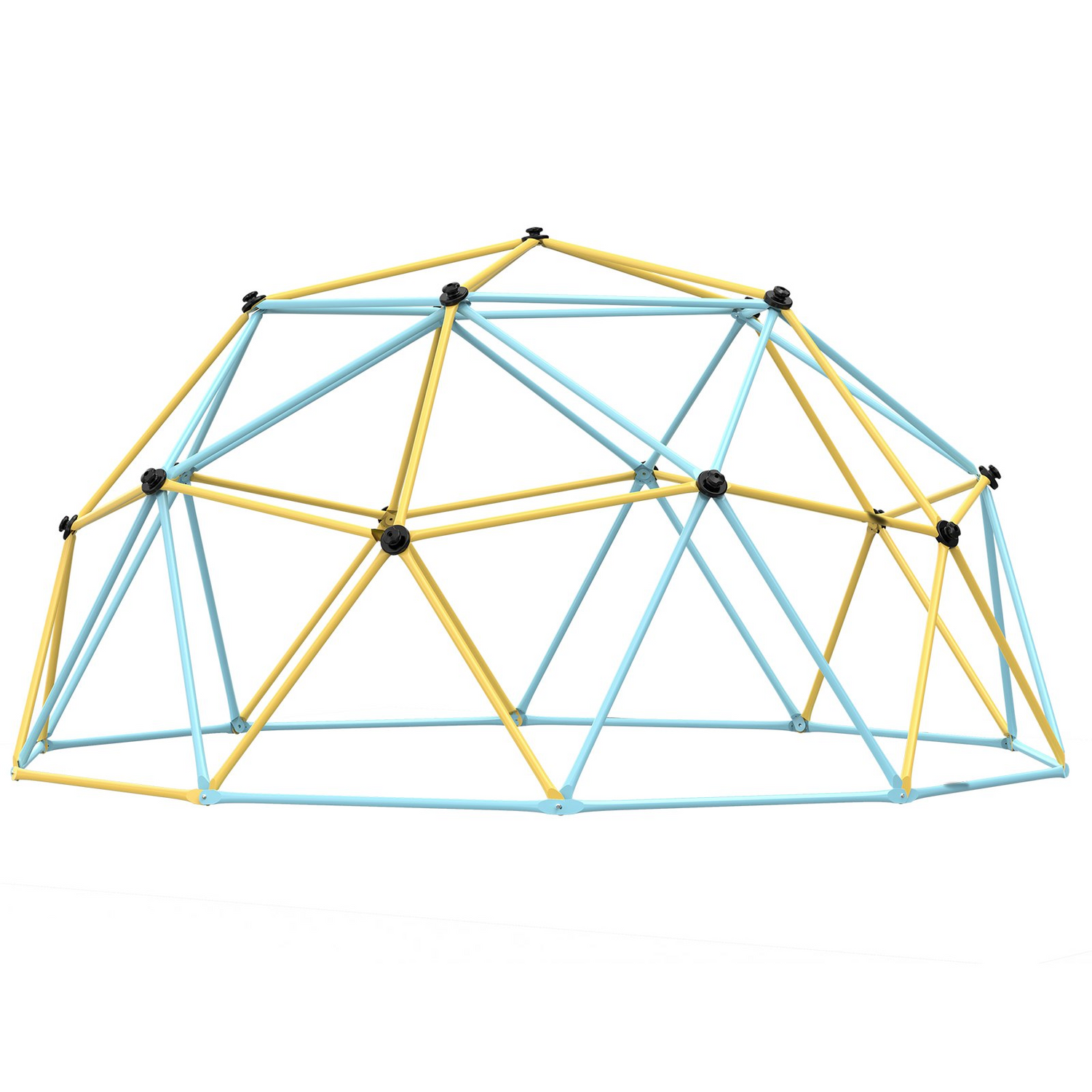 Start2Finish VEVOR 12FT outdoor climbing dome with climbing grips, supports kids 3-10, backyard jungle gym, easy to assemble