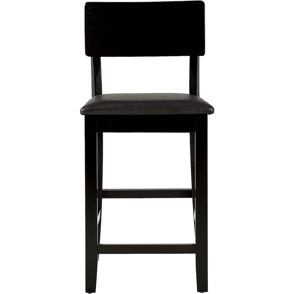 Contemporary Torino 24-inch counter stool by Start2Finish with a sleek design and cushioned seat, perfect for modern kitchen counters.