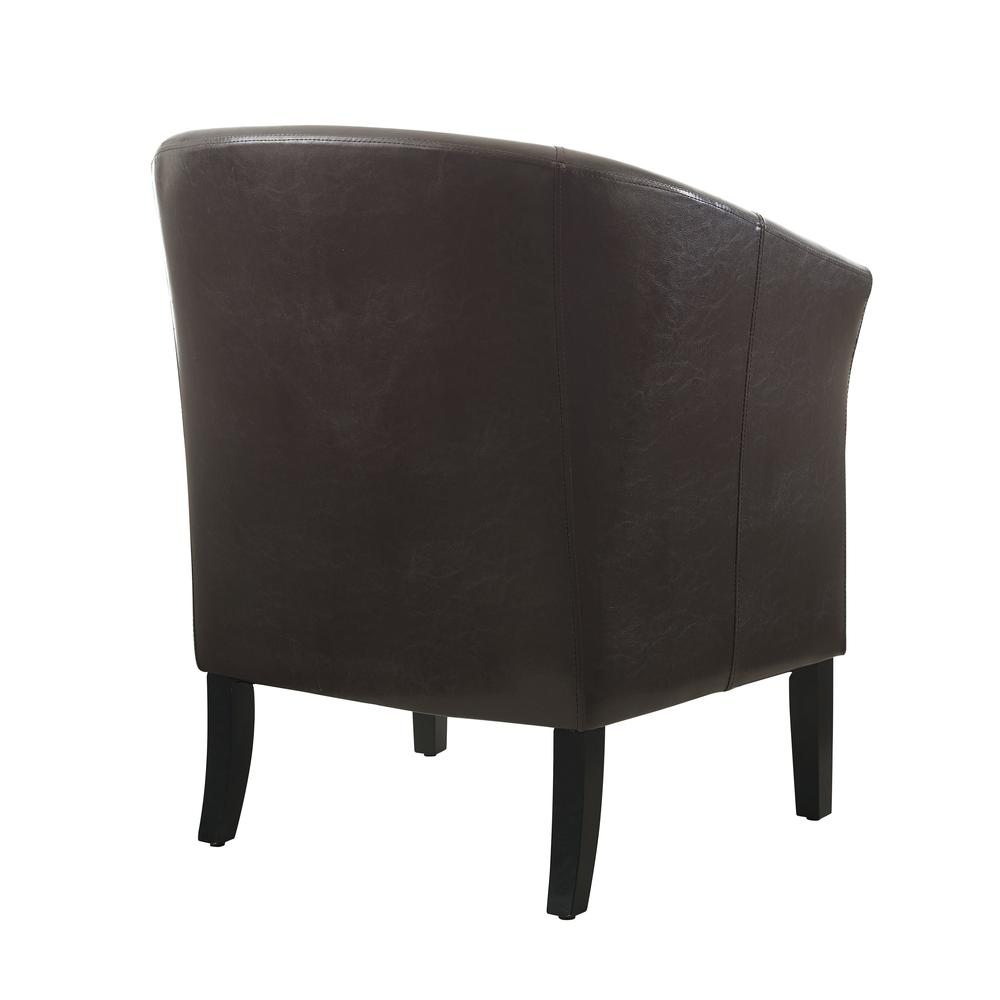 Start2Finish Simon Brown Club Chair with plush beige upholstery and wooden legs, showcasing a stylish and comfortable furniture piece.