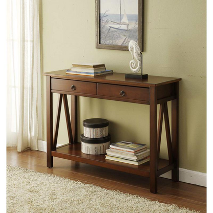 Antique Titian console table by Start2Finish featuring a wooden surface and ornate legs in a classic design.