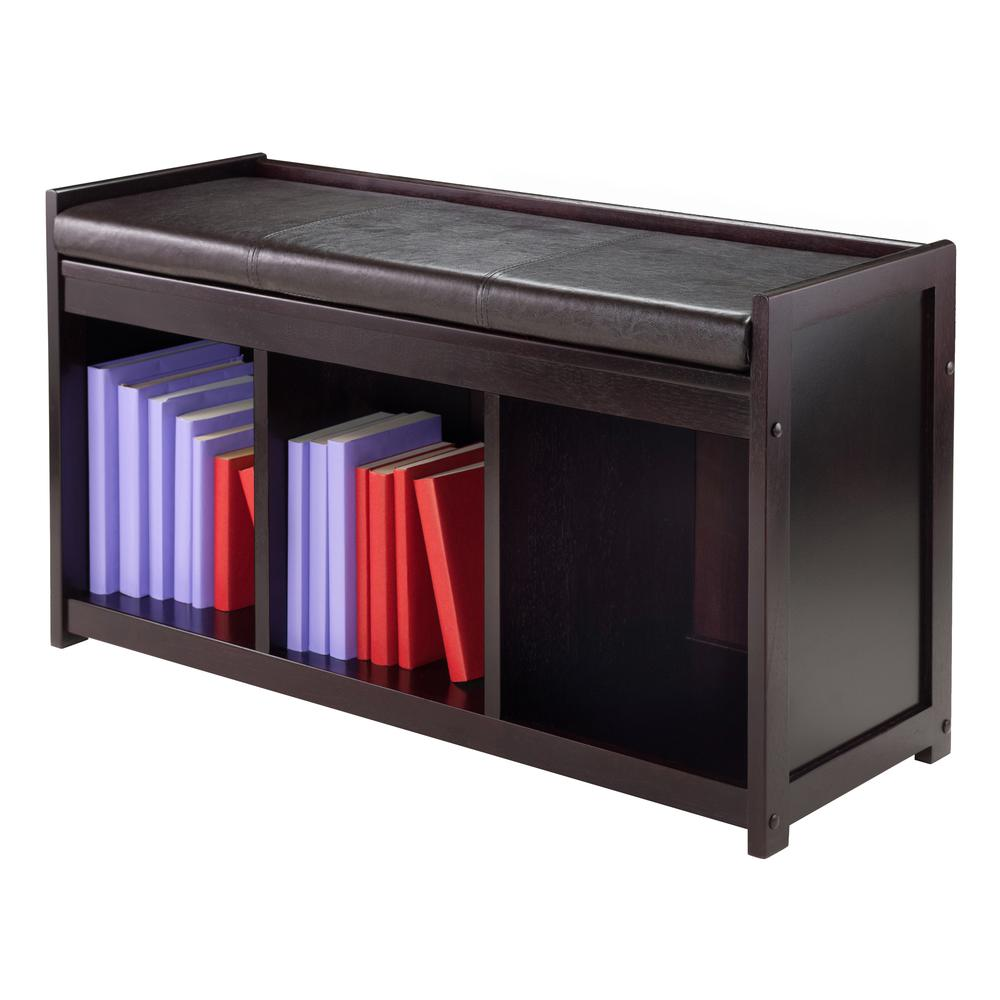 Start2Finish Addison 2-Pc Storage Bench with Cushion Seat, wooden furniture with cushioned top and storage compartments.