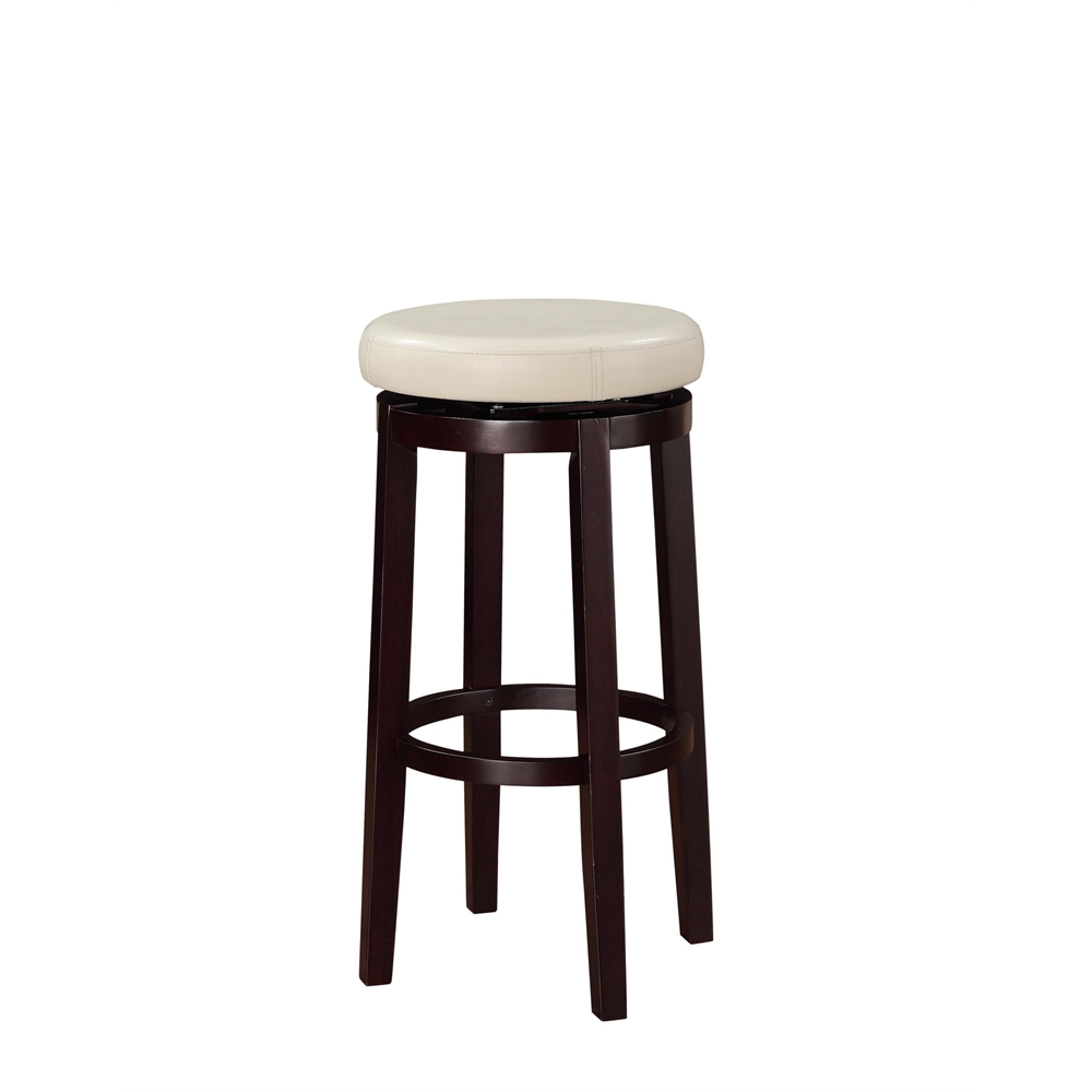 Start2Finish Maya Rice 29-inch bar stool featuring a modern design with a wooden seat and metal legs.