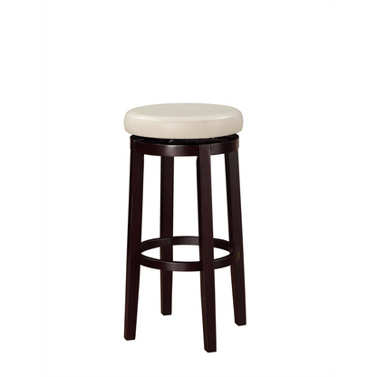 Start2Finish Maya Rice 29-inch bar stool featuring a modern design with a wooden seat and metal legs.