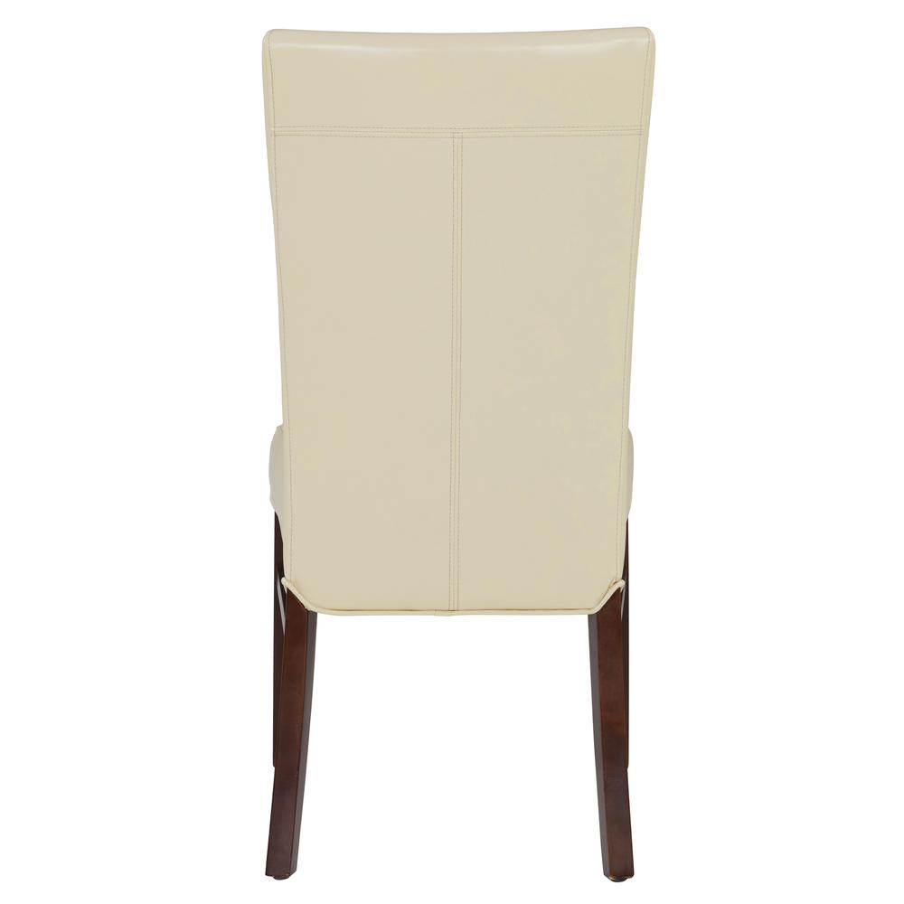 Set of two Milton bonded leather dining side chairs by Start2Finish, featuring sleek design and comfortable seating.