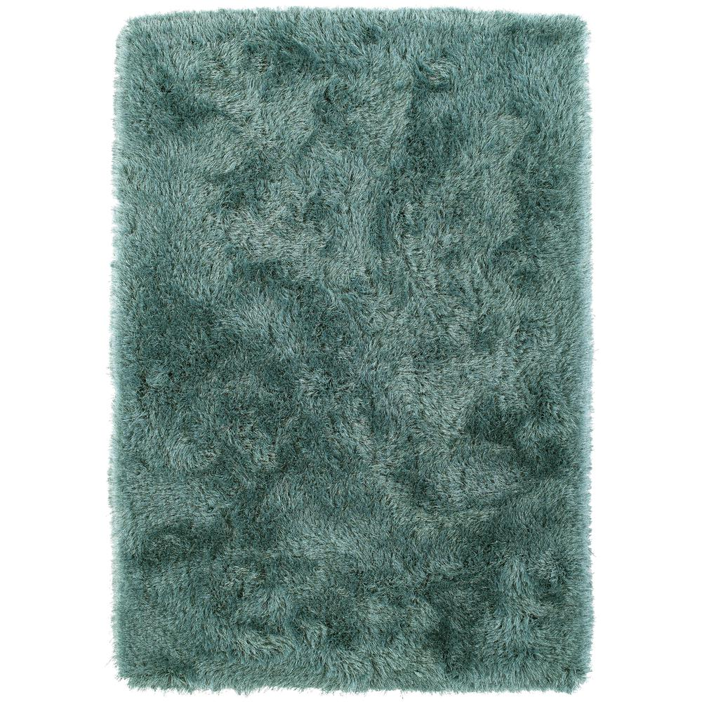 Start2Finish Impact IA100 teal 8x10 rug with geometric pattern, soft woven texture, suitable for living room or bedroom decor.