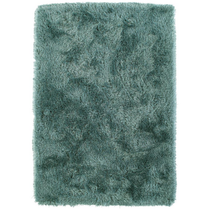 Start2Finish Impact IA100 teal 8x10 rug with geometric pattern, soft woven texture, suitable for living room or bedroom decor.