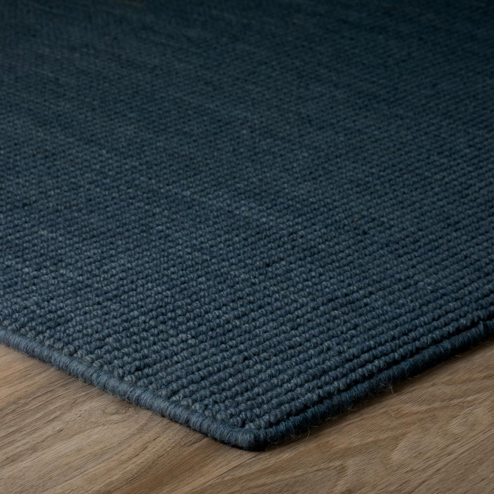 Start2Finish Monaco Sisal MC300 Navy rug showing textured navy sisal fibers and rectangular shape, 3&