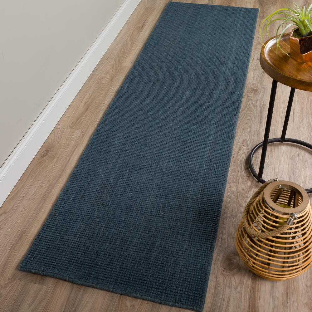 Start2Finish Monaco Sisal MC300 navy runner rug, 2&