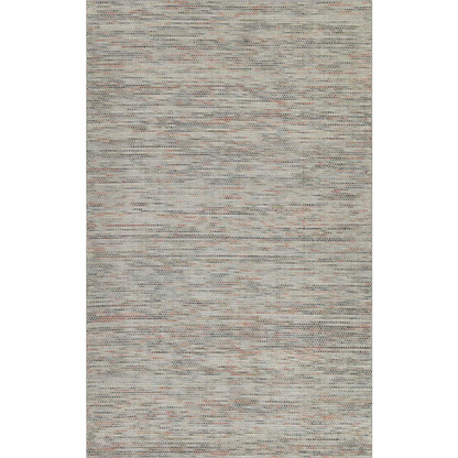 Start2Finish Zion ZN1 silver rug, 5 by 7.6 feet, featuring a modern design with intricate patterns and a soft texture.