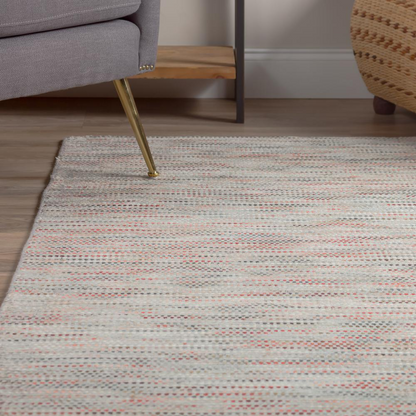 Start2Finish Zion ZN1 silver 5x7.5 rug with geometric pattern, soft texture, and modern design, suitable for living room or bedroom decor.