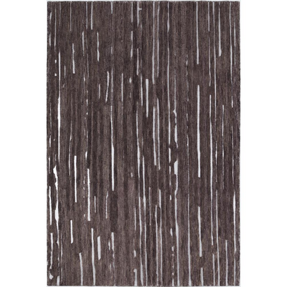 Start2Finish Vibes VB1 Purple 5x7.6 Rug with geometric pattern, soft texture, and vibrant purple color for cozy living spaces.