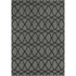 Contemporary charcoal rectangle area rug by Start2Finish, 5&