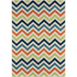 Contemporary rectangle area rug by Start2Finish with a colorful, multi-pattern design, measuring 6&