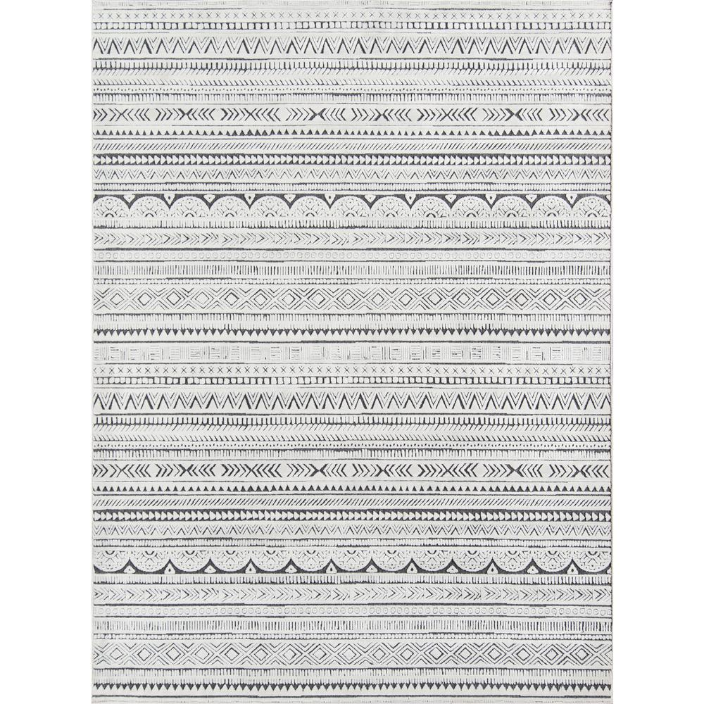 Start2Finish ivory traditional rectangle area rug, 7&