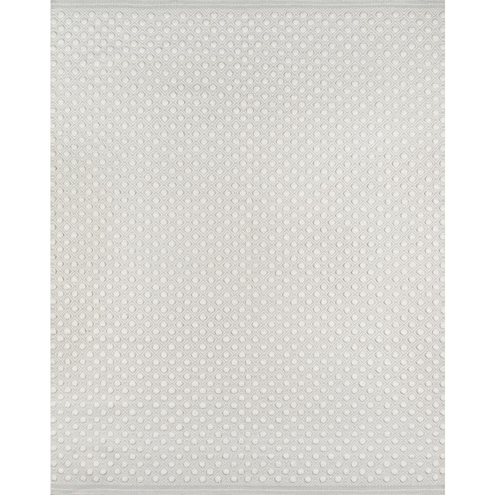 Modern grey rectangle area rug by Start2Finish, 3&