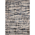 Start2Finish contemporary grey rectangle area rug with a modern geometric pattern, size 3&
