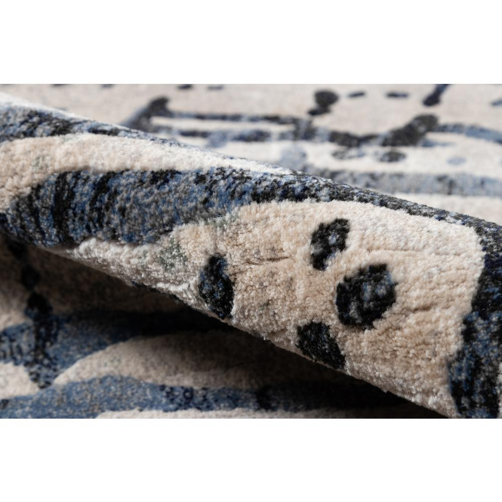 Grey contemporary rectangle area rug by Start2Finish, 3&