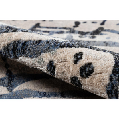 Grey contemporary rectangle area rug by Start2Finish, 3&