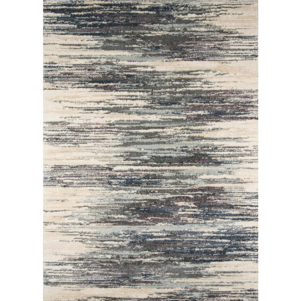 Start2Finish contemporary grey rectangle area rug, 7&